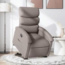 vidaXL Fotoliu rabatabil cu ridicare pe verticala, gri taupe, textil GartenMobel Dekor (3203986)
