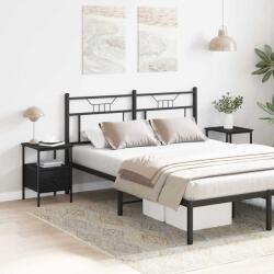 vidaXL Set 2 noptiere cu sertar, stejar negru, 34x36x50 cm, stil modern (862924)
