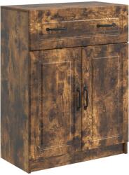 vidaXL Bufet cu sertar Stejar fumuriu 66 x 34, 5 x 87 cm Lemn prelucrat GartenMobel Dekor (895790) Comoda