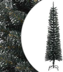 vidaXL Brad de Craciun artificial slim cu suport, verde, 180 cm, PVC GartenMobel Dekor (345185)