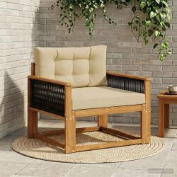 vidaXL Canapea Medie pentru Exterior natural GartenMobel Dekor (3438852) Canapea