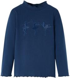 vidaXL Tricou pentru copii cu maneci lungi, bleumarin, 104 GartenMobel Dekor (13710)