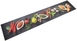 vidaXL Covor de bucatarie lavabil Spices, 60x300 cm, catifea GartenMobel Dekor (136542) Pres