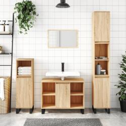 vidaXL Dulap pentru baie, stejar sonoma, 80x33x60 cm, lemn compozit GartenMobel Dekor (831631)
