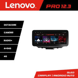 Lenovo Navigatie dedicata Kia Soul 2020+ Lenovo Pro 12.3 inch QLED 4GB+64GB 4G (kit-soul+PRO-12.3-4+64)
