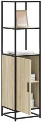 vidaXL Dulapuru Stejar Sonoma 35, 5x35x139 cm lemn si metal prelucrat GartenMobel Dekor (849045) Comoda