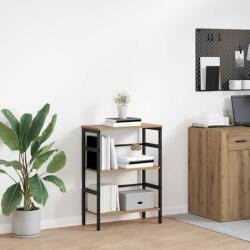 vidaXL Raft pentru carti Stejar Artizanal 60 x 29, 5 x 81 cm GartenMobel Dekor (883921) Biblioteca