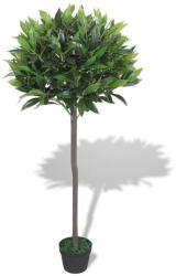vidaXL Dafin artificial cu ghiveci, 125 cm, verde GartenMobel Dekor (244452)