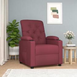 vidaXL Fotoliu rabatabil, rosu vin, material textil GartenMobel Dekor (339105)