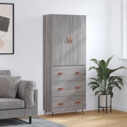 vidaXL Dulap înalt, gri sonoma, 69, 5x34x180 cm, lemn compozit GartenMobel Dekor (3195825) Comoda