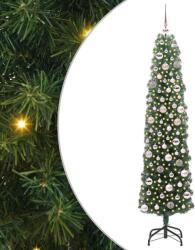 vidaXL Brad de Craciun artificial Verde 180 cm PVC si otel si plastic GartenMobel Dekor (3394945)