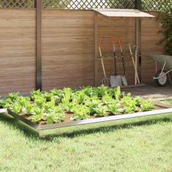 vidaXL Gard pentru melci 4 pcs Argintiu 50 x 3, 5 x 25 cm GartenMobel Dekor (874850)