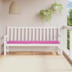 vidaXL Perna pentru banca de gradina, roz, 200x50x4 cm, textil GartenMobel Dekor (361206)
