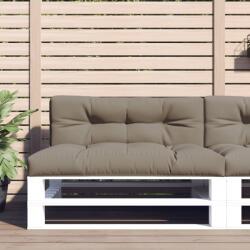 vidaXL Perna de paleti, gri taupe, 120x40x12 cm, material textil GartenMobel Dekor (360631)