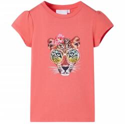 vidaXL Tricou pentru copii, corai, 128 GartenMobel Dekor (10462)