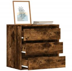 vidaXL Dulap colt cu sertare stejar fumuriu 60x41x58 cm lemn prelucrat GartenMobel Dekor (852847) Comoda