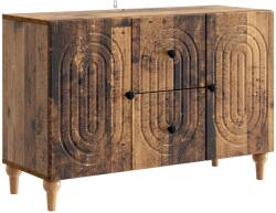 vidaXL Cabinet TV Lemn vechi 89 x 34, 5 x 60 cm Lemn prelucrat GartenMobel Dekor (894203) Comoda