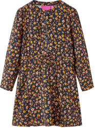 vidaXL Rochie pentru copii cu maneci lungi, bleumarin, 104 GartenMobel Dekor (13950)