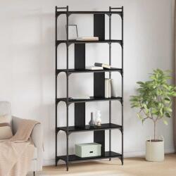 vidaXL Biblioteca Stejar negru 76 x 32 x 192 cm Lemn compozit GartenMobel Dekor (882171) Biblioteca