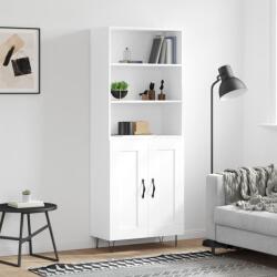 vidaXL Dulap înalt, alb, 69, 5x34x180 cm, lemn compozit GartenMobel Dekor (3189949) Comoda
