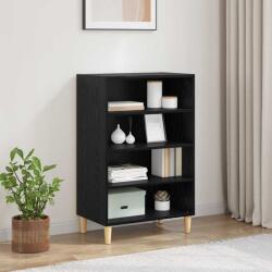 vidaXL Bufet Stejar Negru 57 x 35 x 89.5 cm Lemn compozit GartenMobel Dekor (875124) Comoda