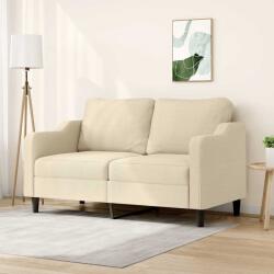 vidaXL Canapea cu 2 locuri, crem, 140 cm, material textil GartenMobel Dekor (359361) Canapea