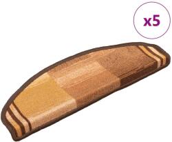 vidaXL Covorase pentru scari autoadezive, 5 buc. , maro, 65x21x4 cm GartenMobel Dekor (149836) Covor