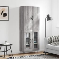 vidaXL Dulap înalt, gri sonoma, 69, 5x34x180 cm, lemn compozit GartenMobel Dekor (3198071) Comoda