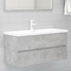 vidaXL Dulap cu chiuveta încorporata, gri beton, lemn prelucrat GartenMobel Dekor (3071571)