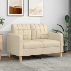 vidaXL Canapea cu 2 locuri, crem, 120 cm, material textil GartenMobel Dekor (359085) Canapea