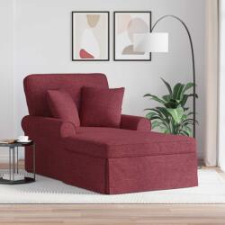 vidaXL Chaise Lounge cu fusta Rosu Vin 91 x 157 x 91 cm tesatura GartenMobel Dekor (42022942)
