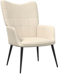 vidaXL Scaun de relaxare, crem, material textil GartenMobel Dekor (327943)