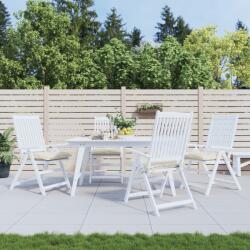 vidaXL Perne de scaun, 4 buc. , alb crem, 50x50x7 cm, textil oxford GartenMobel Dekor (361514)