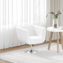 vidaXL Scaun de bar, alb, piele ecologica GartenMobel Dekor (240040)