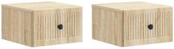 vidaXL Set 2 noptiere suspendate stejar sonoma, 33 x 34, 5 x 20 cm (897920)