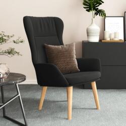vidaXL Scaun de relaxare, negru, material textil GartenMobel Dekor (341400)