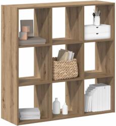 vidaXL Biblioteca, stejar artizanal, 102x32x102 cm, lemn prelucrat GartenMobel Dekor (852824) Biblioteca