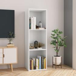 vidaXL Biblioteca/Dulap TV, alb, 36x30x114 cm, lemn prelucrat GartenMobel Dekor (800135) Biblioteca