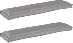 vidaXL Set de perne pentru palet 2 pcs Gri 150 x 40 x 8 cm GartenMobel Dekor (42001709)