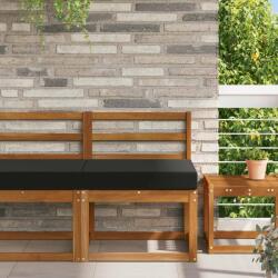 vidaXL Perna pentru canapea de exterior Negru 60 x 60 x 8 cm Poliester GartenMobel Dekor (900700)