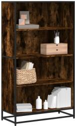 vidaXL Biblioteca, stejar fumuriu, 80, 5x35x139 cm, lemn prelucrat GartenMobel Dekor (3300847) Biblioteca