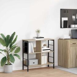 vidaXL Raft pentru carti Stejar Sonoma 82 x 32 x 79 cm Lemn compozit GartenMobel Dekor (883995) Biblioteca