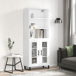 vidaXL Dulap înalt, alb, 69, 5x34x180 cm, lemn compozit GartenMobel Dekor (3189341) Comoda