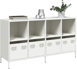 vidaXL Dulap, alb, 135x39x73, 5 cm, otel laminat la rece GartenMobel Dekor (3307166) Comoda