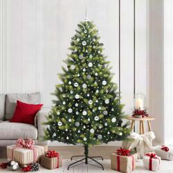vidaXL Brad de Craciun artificial cu ramuri articulare 300 LEDs 210 cm GartenMobel Dekor (3396005)