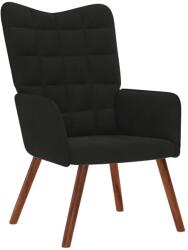 vidaXL Scaun de relaxare, negru, catifea GartenMobel Dekor (4016816)