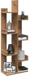 vidaXL Biblioteca, stejar artizanal, 48x25, 5x140 cm, lemn prelucrat GartenMobel Dekor (856695) Biblioteca