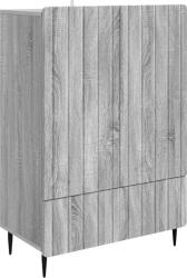 vidaXL Bufet cu sertar Sonoma gri 66 x 34, 5 x 97 cm Lemn prelucrat GartenMobel Dekor (894441) Comoda