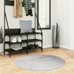 vidaXL Covor "IZA" aspect scandinav, cu fire scurte, gri, Ø 100 cm GartenMobel Dekor (375458) Covor