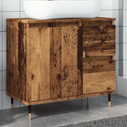vidaXL Dulap de baie, lemn vechi, 65x33x60 cm, lemn prelucrat GartenMobel Dekor (857223)